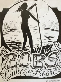 Babes On Boards BOBs SUP Club Captain Johns Marina Big Bear Lake