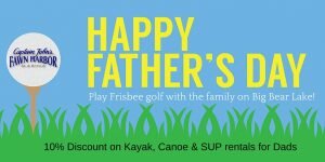#CJFHM Father's Day on Big Bear Lake!
